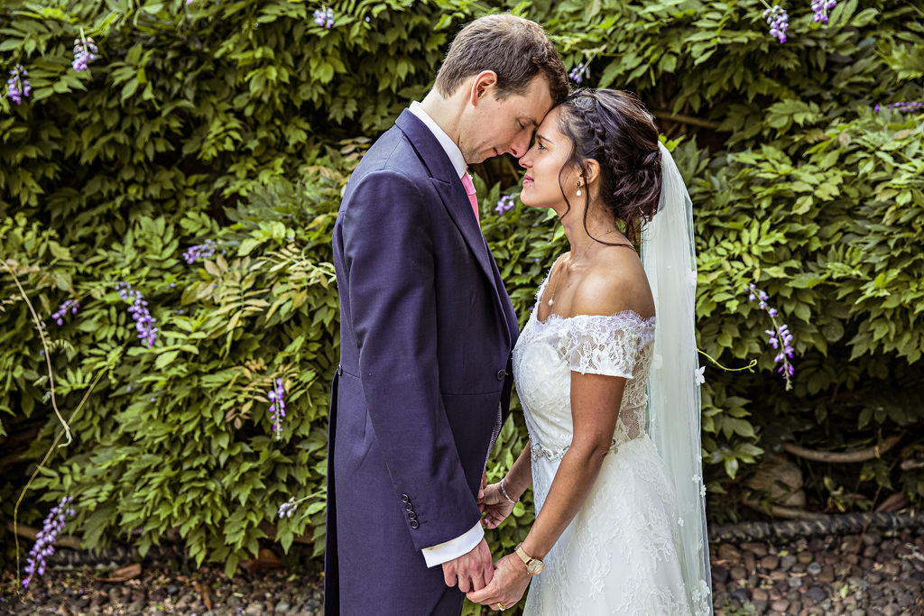 Bride & Groom at a wedding